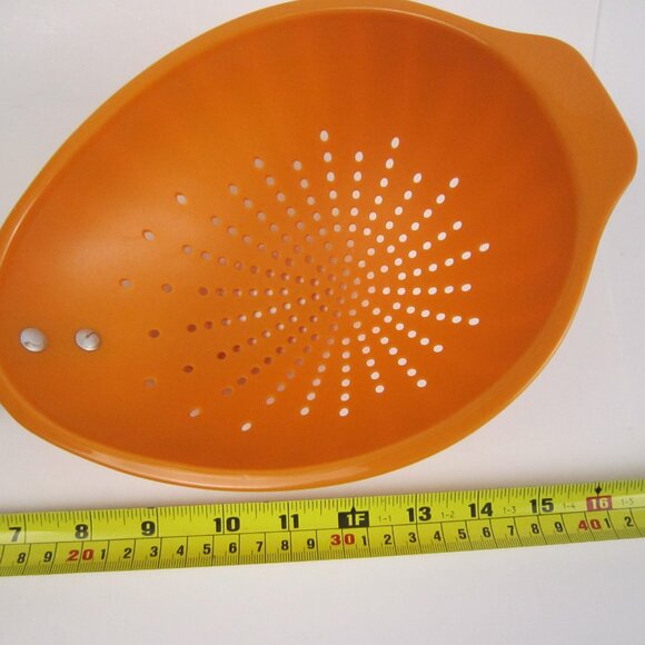 Vintage KitchenAid Strainer Colander Orange - Lot of 2 Strainers - Used - Picture 13 of 14